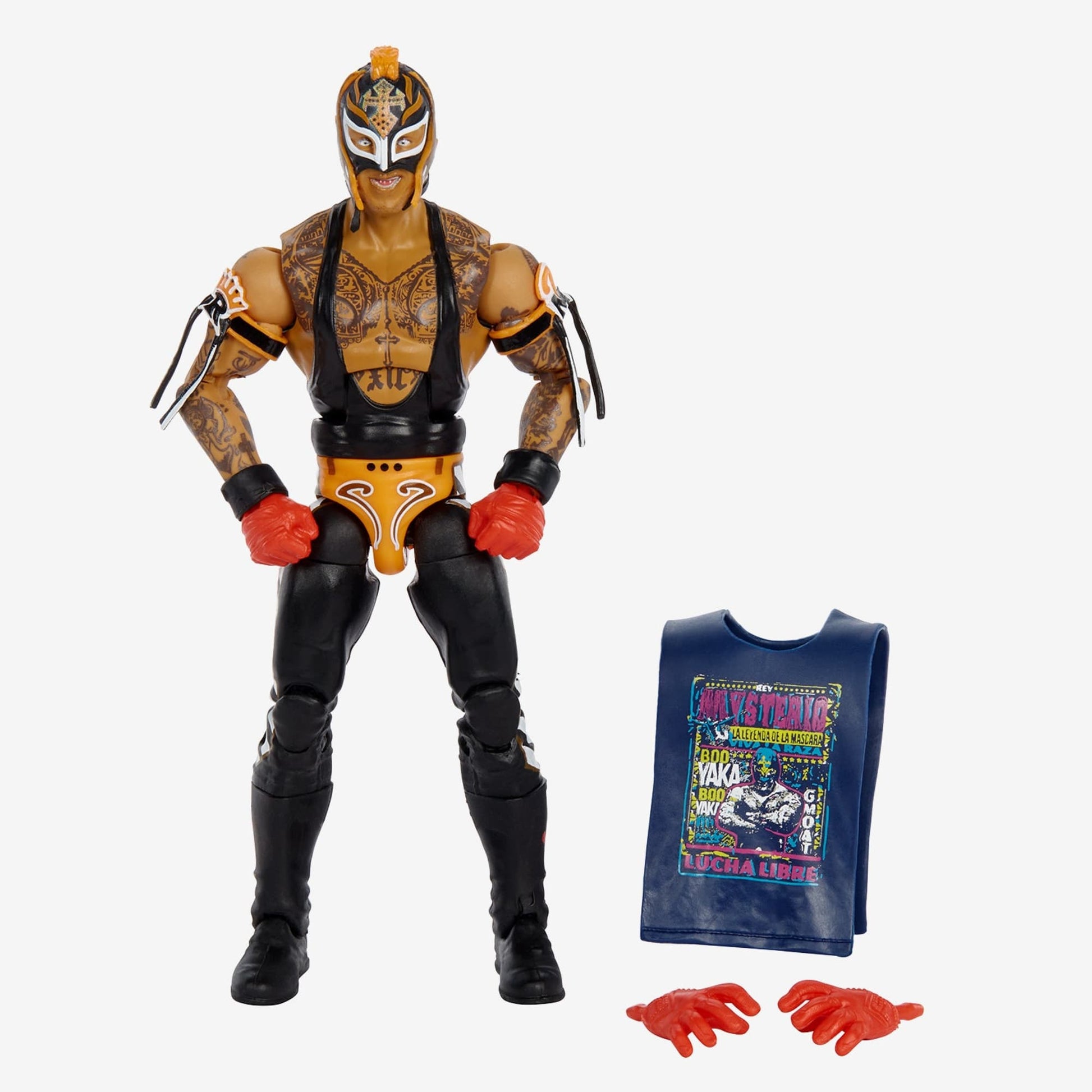 WWE Rey Mysterio Elite Collection Action Figure - Mô Hình Nhân Vật WWE Mattel Mattel - ảnh 2 - Action Figure