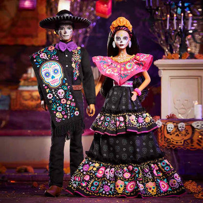 Barbie 2021 Dia De Muertos Ken Doll - Búp Bê Sưu Tầm Lễ Hội Người Chết - Mattel Signature
