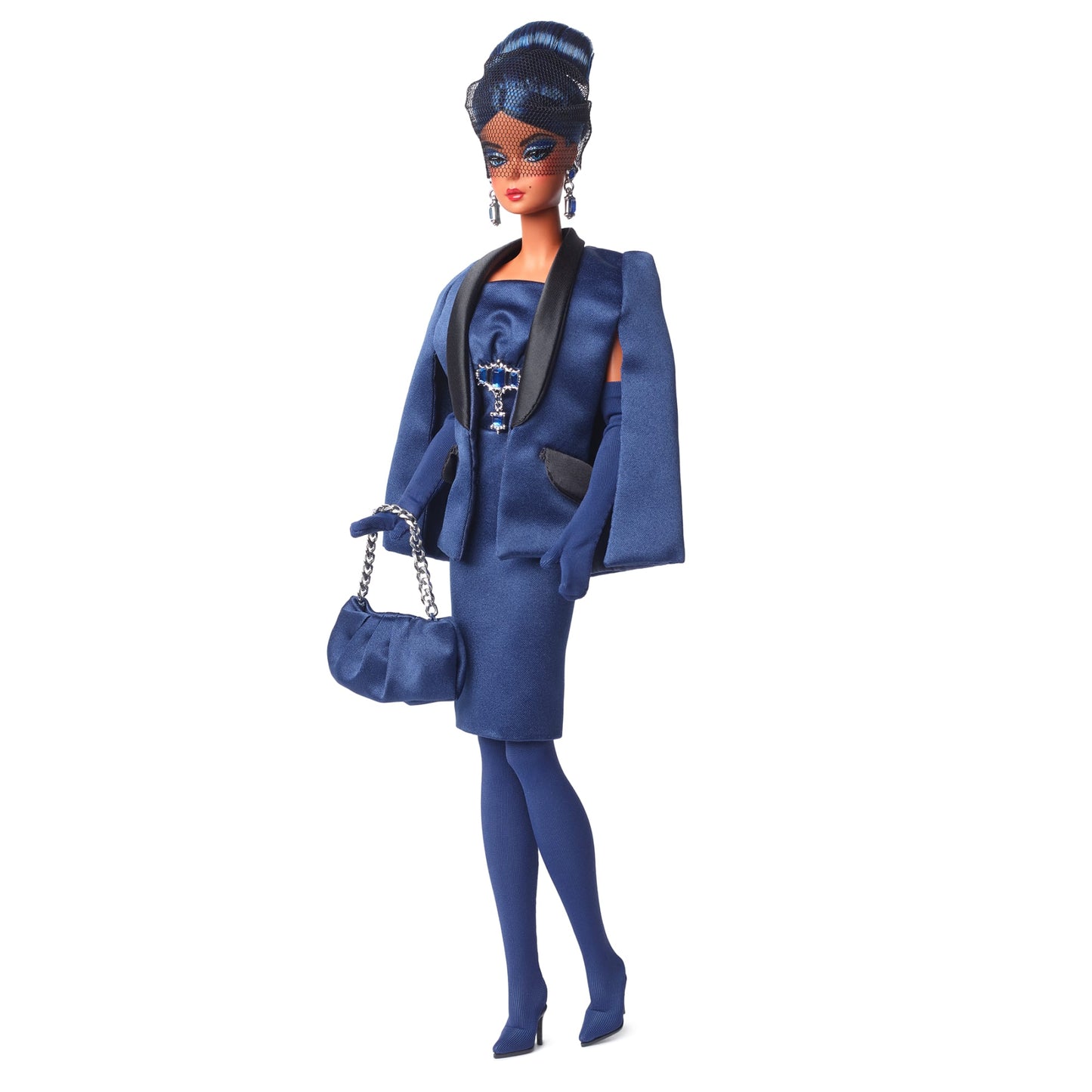 Sapphire Anniversary Barbie Fashion Model Collection Doll - Búp bê Sưu tầm Kỷ niệm 65 năm - Barbie Signature Mattel - ảnh 6 -