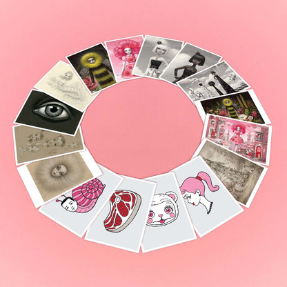 Mark Ryden x Barbie Postcard Set - Bộ Bưu Thiếp Nghệ Thuật Sưu Tầm - Mattel Creations - Hình ảnh sản phẩm