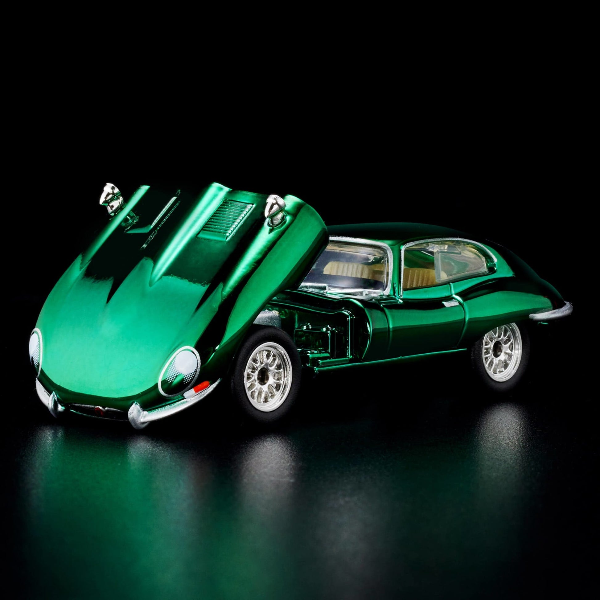 RLC Exclusive 1964 Jaguar E-Type Xe Mô Hình Tỉ Lệ 1:64 Hot Wheels Collectors - Hình ảnh chi tiết 2