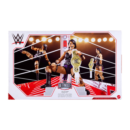 WWE Ultimate Edition RAW Ring and WWE Superstar Rhea Ripley Figure - Bộ Võ Đài và Mô Hình Sưu Tầm - Mattel