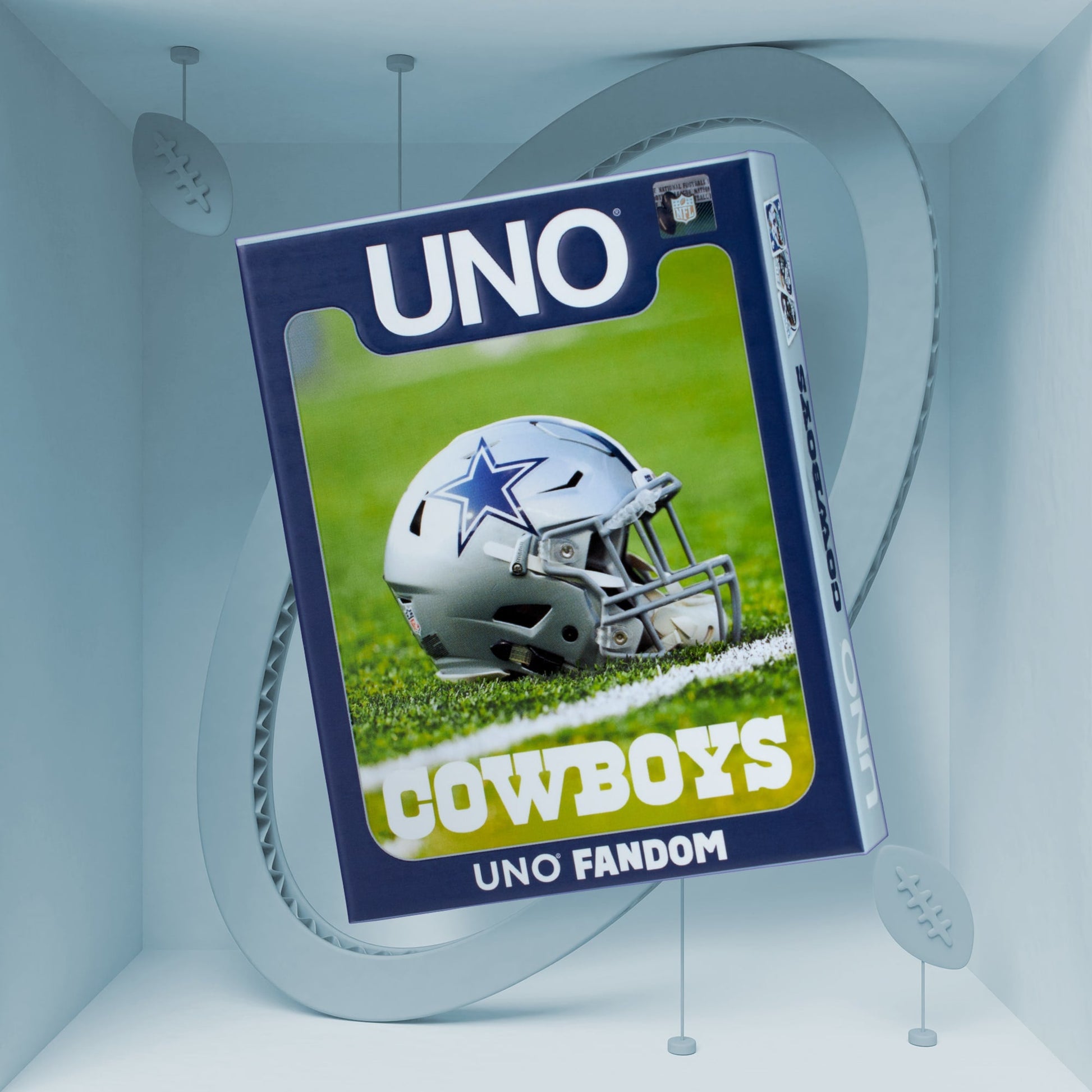 UNO Fandom NFL Dallas Cowboys Game Deck - Bộ Bài Thẻ Bài Thể Thao Mattel - Hình ảnh sản phẩm