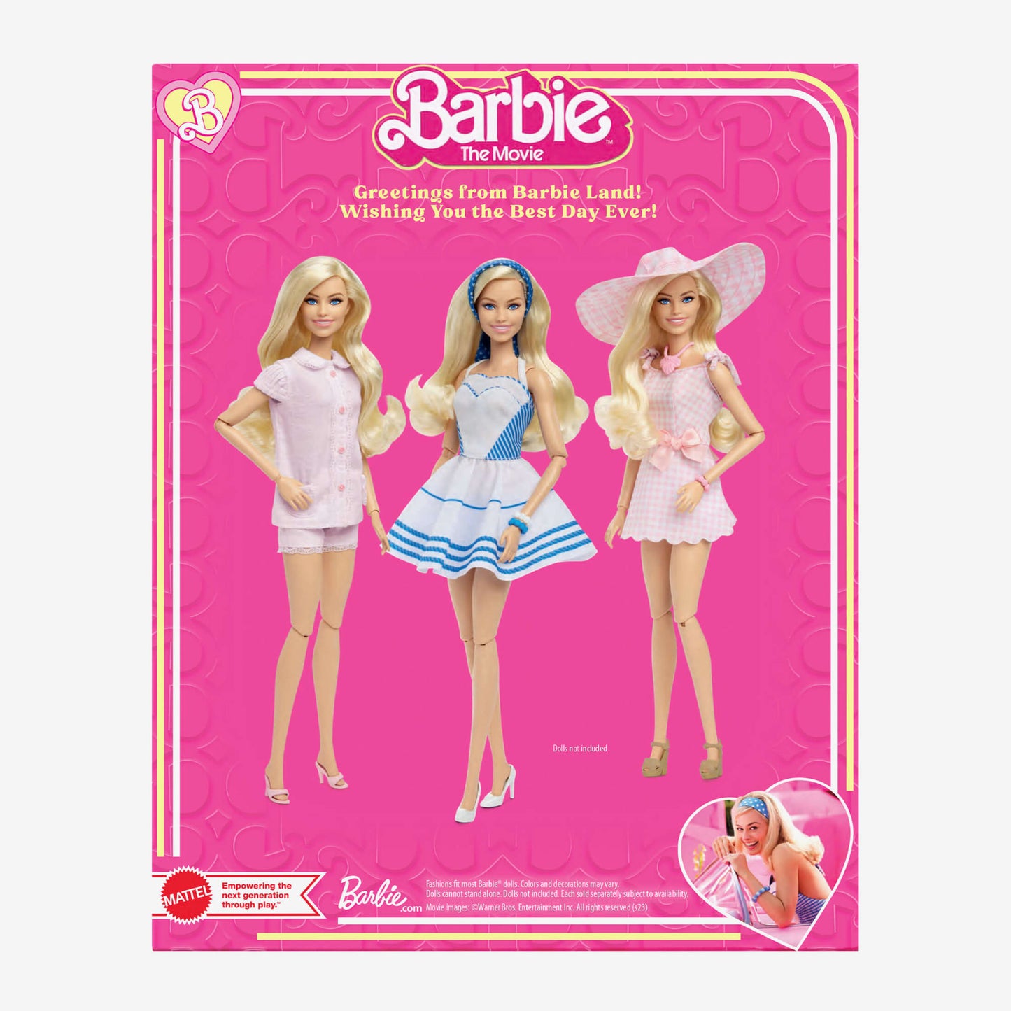 Barbie The Movie Fashion Pack - Bộ 3 Trang Phục Phụ Kiện Búp Bê Barbie Signature HPK01 - Hình ảnh chi tiết 2