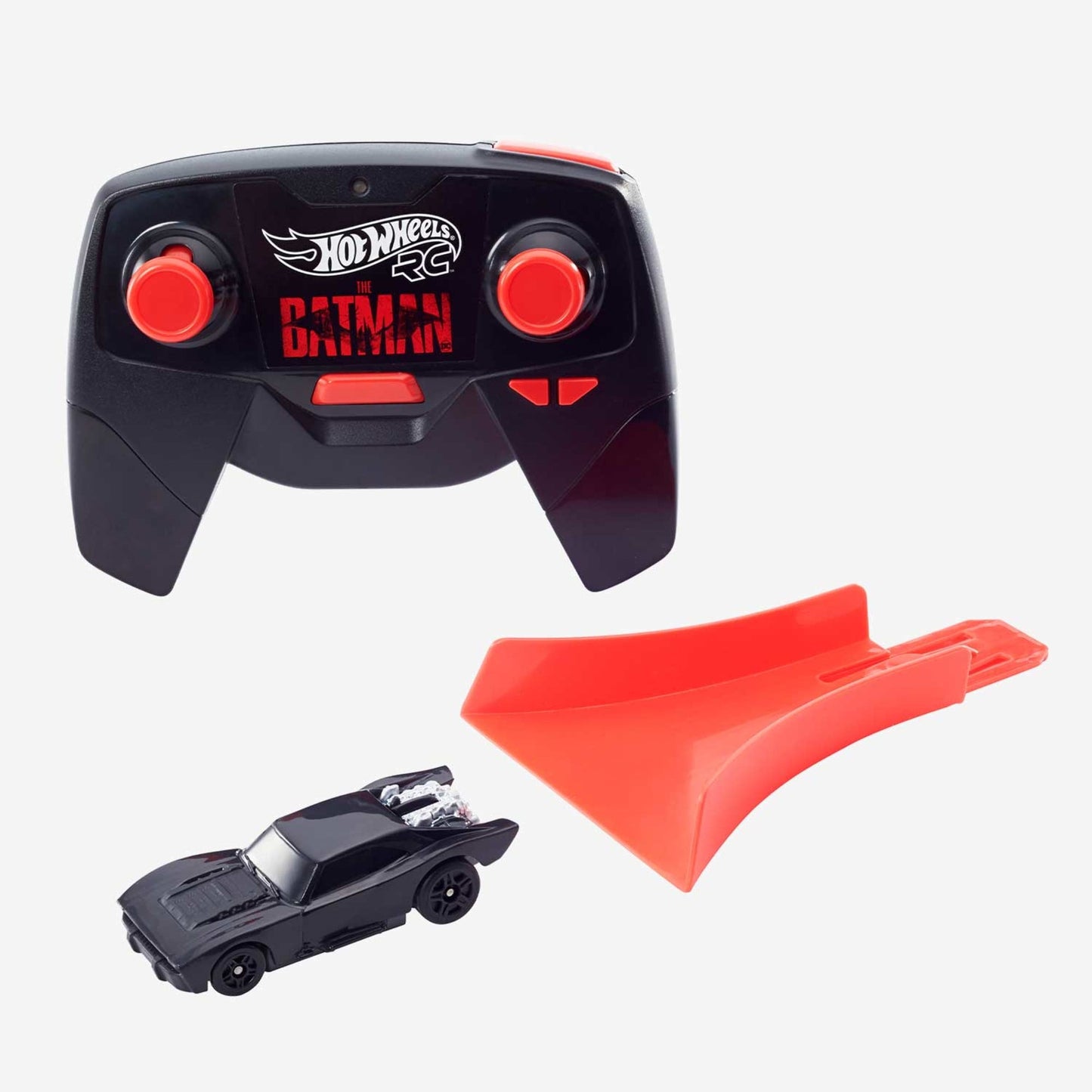 Hot Wheels R/C The Batman 1:64 Scale Batmobile Vehicle - Xe Điều Khiển Từ Xa Siêu Anh Hùng Hot Wheels HBL43 - Hình ảnh sản phẩm