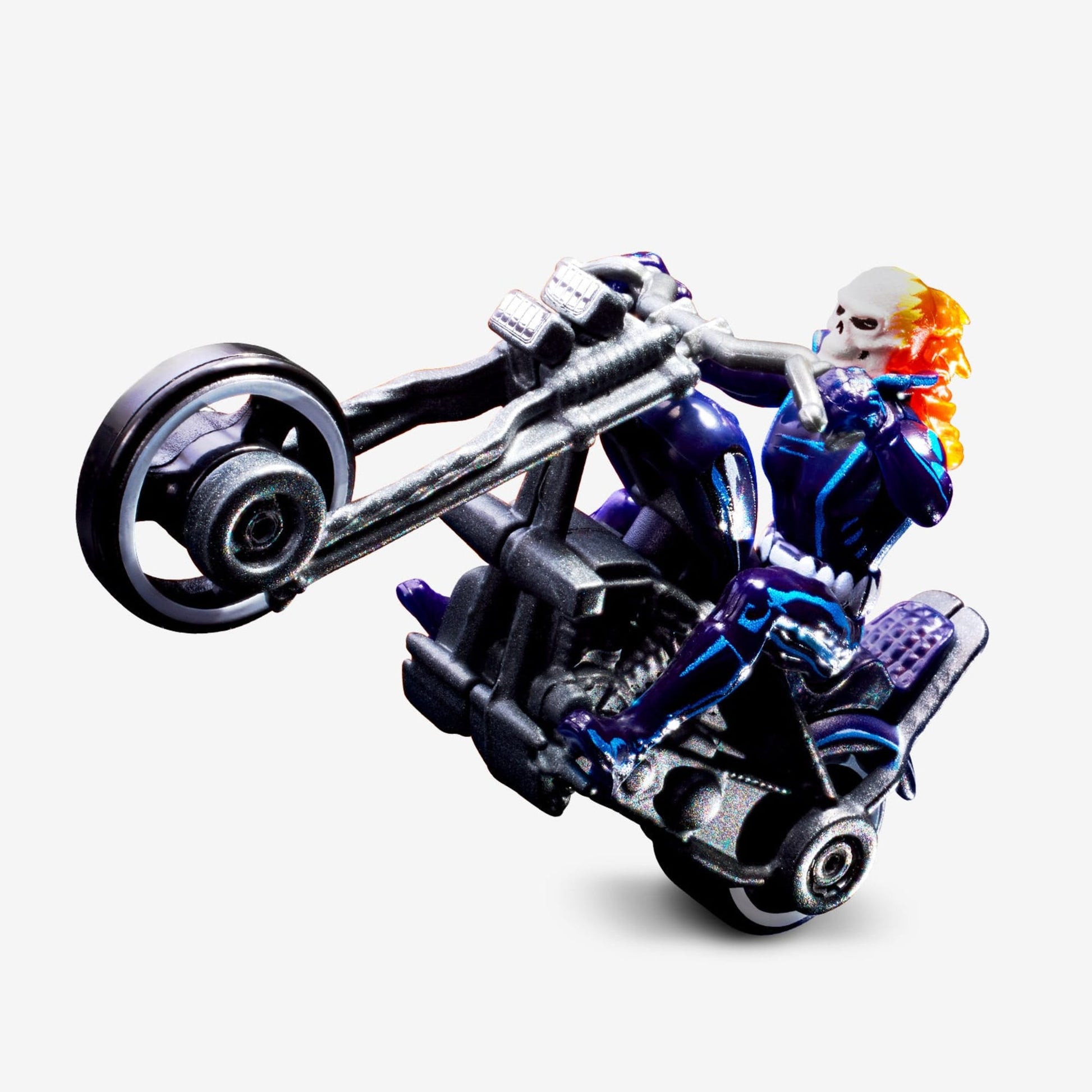 Hot Wheels MARVEL Ghost Rider Motorcycle & Figure Collectible - Mô hình Xe Mô tô và Nhân vật Sưu tầm - Mattel - Hình ảnh sản phẩm