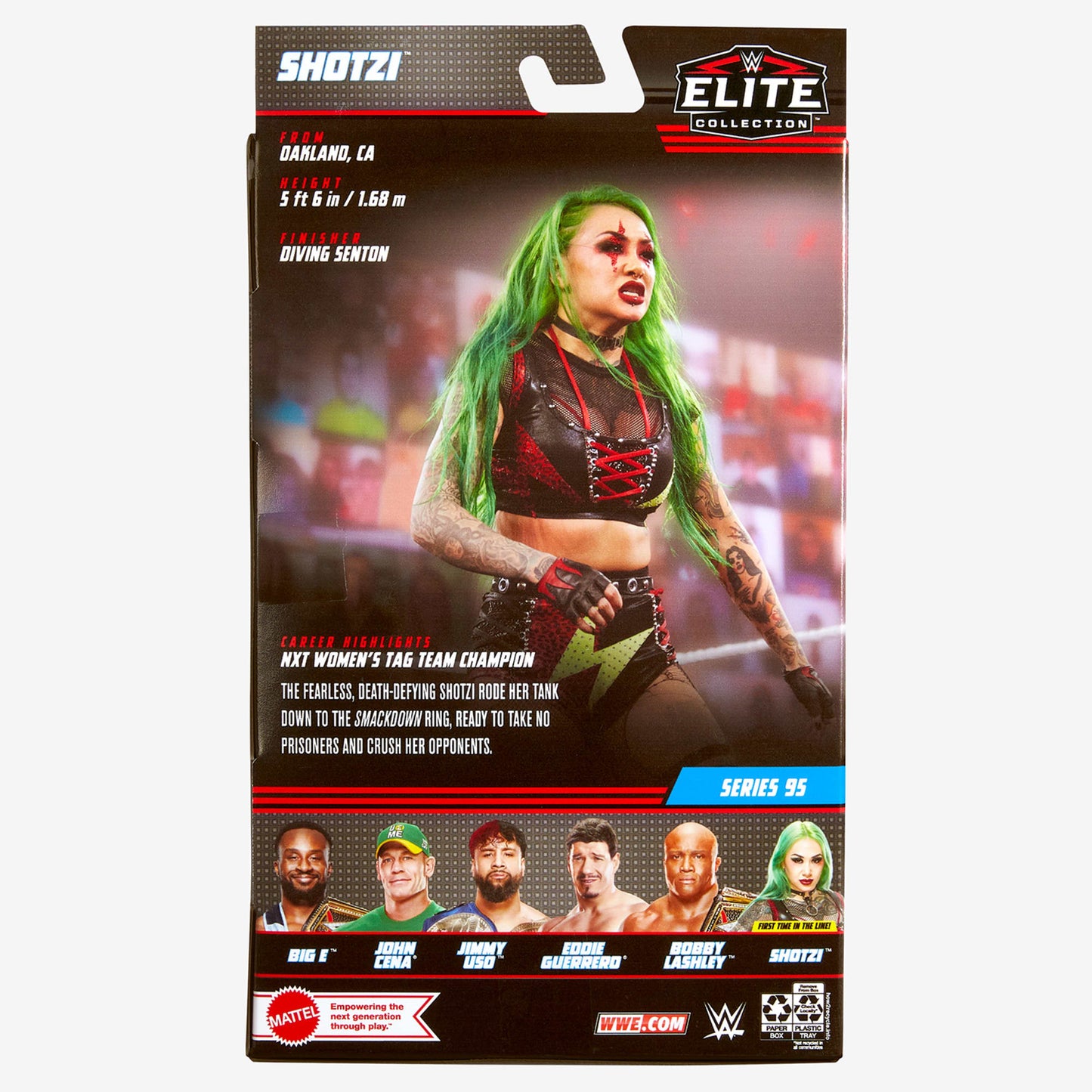 WWE Shotzi Elite Collection Action Figure - Mô Hình Siêu Sao WWE Cao Cấp - Mattel HDF39 Mattel - Action Figure
