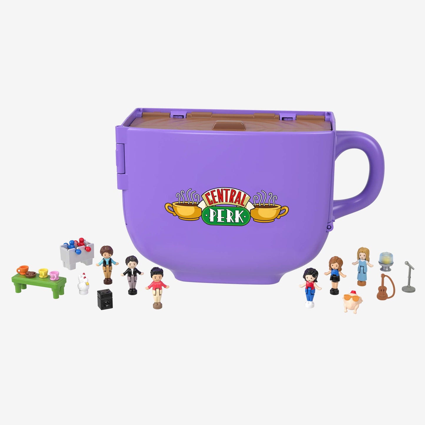 Polly Pocket Collector Friends Compact - Bộ Đồ Chơi Sưu Tầm Phim Friends Mattel HKV74 Mattel - ảnh 3 - Figure Sets