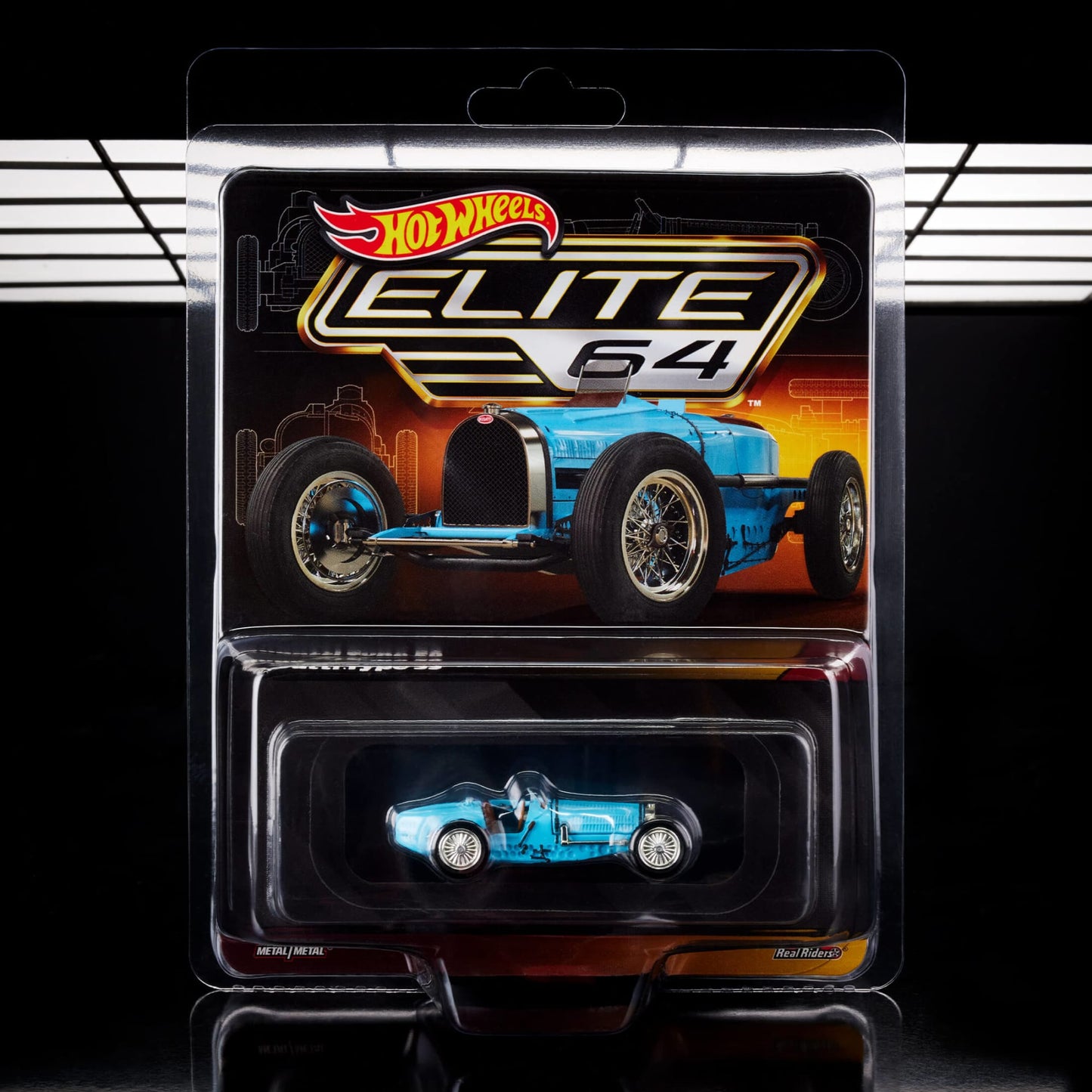 Hot Wheels Elite 64 Bugatti Type 59 Mô Hình Xe Đua Tỉ Lệ 1:64 Cao Cấp Hot Wheels