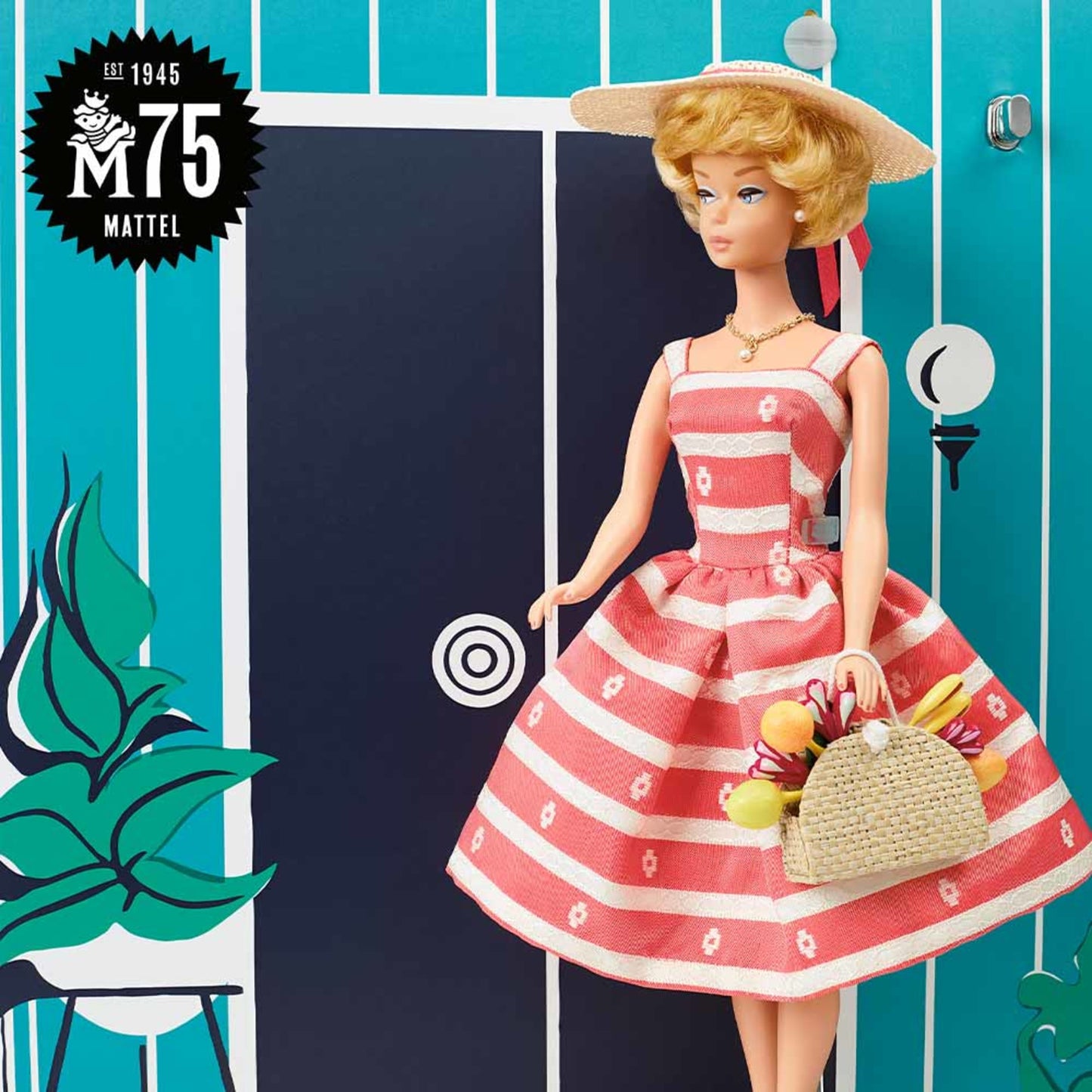 Barbie Dream House By Mattel, Inc. Doll, House and Accessories - Nhà Búp Bê Cổ Điển Kỷ Niệm 75 Năm Mattel Platinum Label - Hình ảnh bổ sung 5