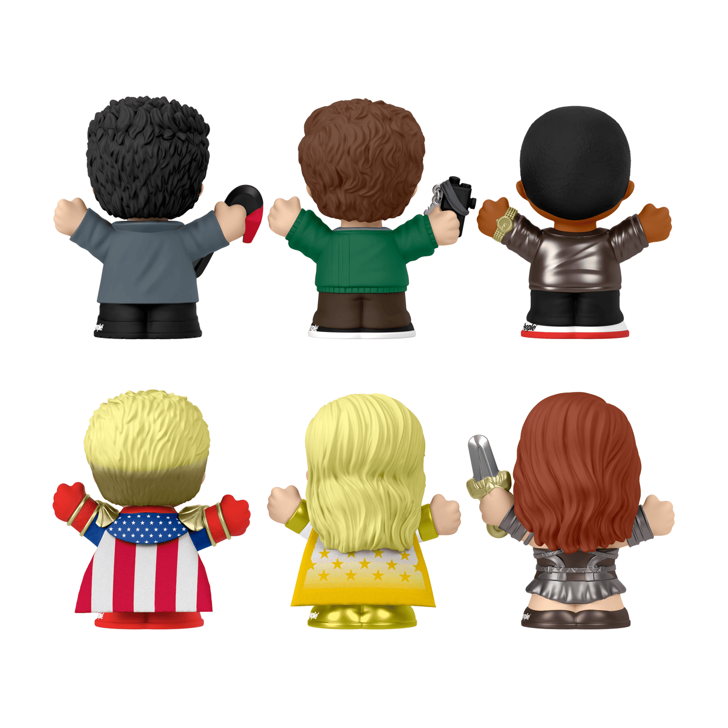 Little People Collector The Boys Special Edition Set - Bộ 6 Mô Hình Nhân Vật Cao Cấp - Mattel Creations