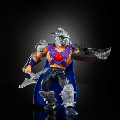 Masters of the Universe Origins Turtles of Grayskull Shredder Action Figure - Mô hình Figure nhân vật Shredder - Mattel HTH10 - Góc nhìn khác 3