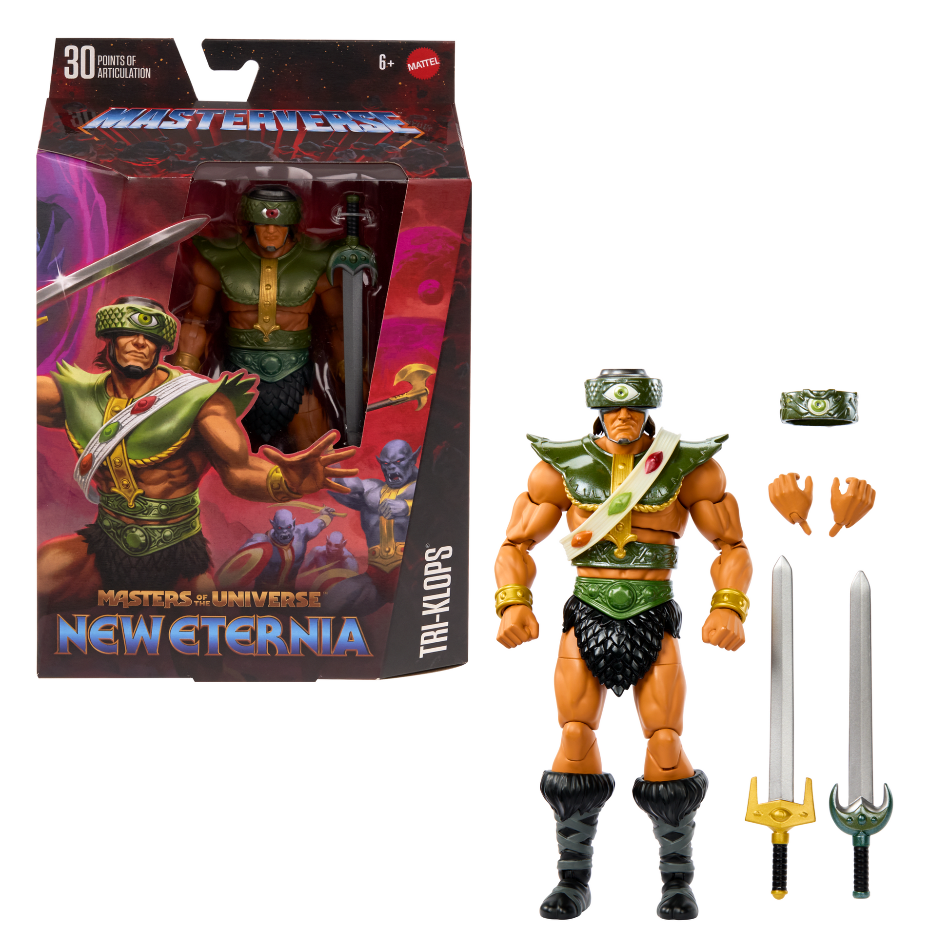 Masters of the Universe Masterverse Tri-Klops Action Figure - Mô Hình Nhân Vật Sưu Tầm New Eternia Mattel - Hình ảnh chi tiết 2