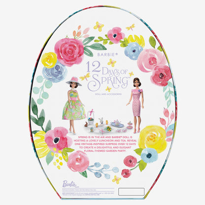 Barbie 12 Days of Spring Doll and Accessories - Búp Bê Sưu Tầm Phiên Bản Mùa Xuân Cổ Điển - Barbie Signature HRM27