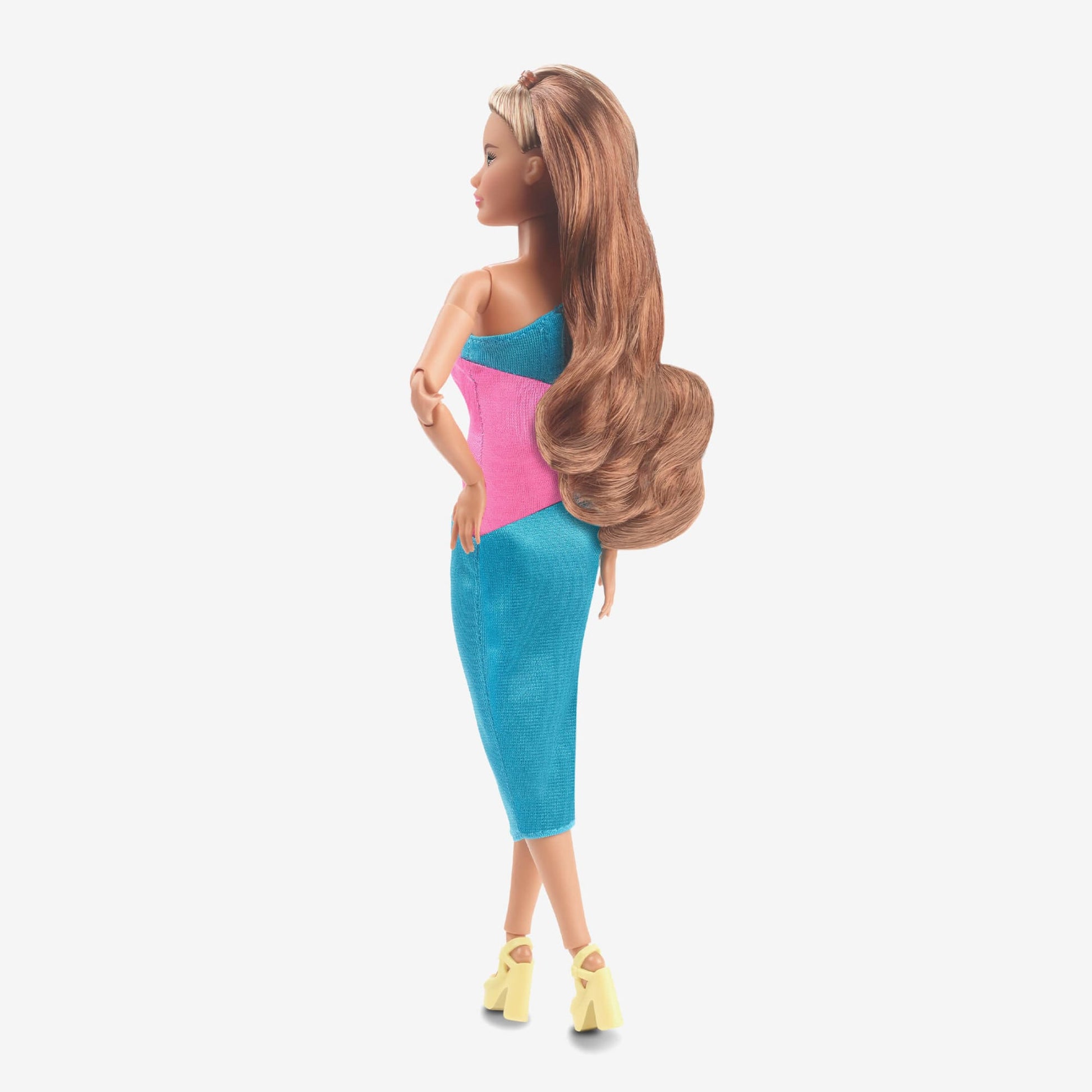 Barbie Looks Doll (Petite, Long Brunette Hair) - Búp bê thời trang cao cấp - Mattel Signature #15 - Góc nhìn khác 3
