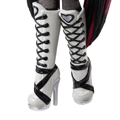 Monster High Reel Drama Draculaura Doll - Búp Bê Sưu Tầm Phim Kinh Dị Đen Trắng Mattel - Hình ảnh bổ sung 4