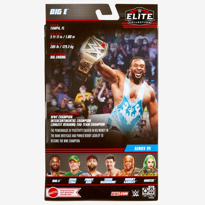 WWE Big E Elite Collection Action Figure - Mô Hình Nhân Vật Đồ Chơi - Mattel HDF36