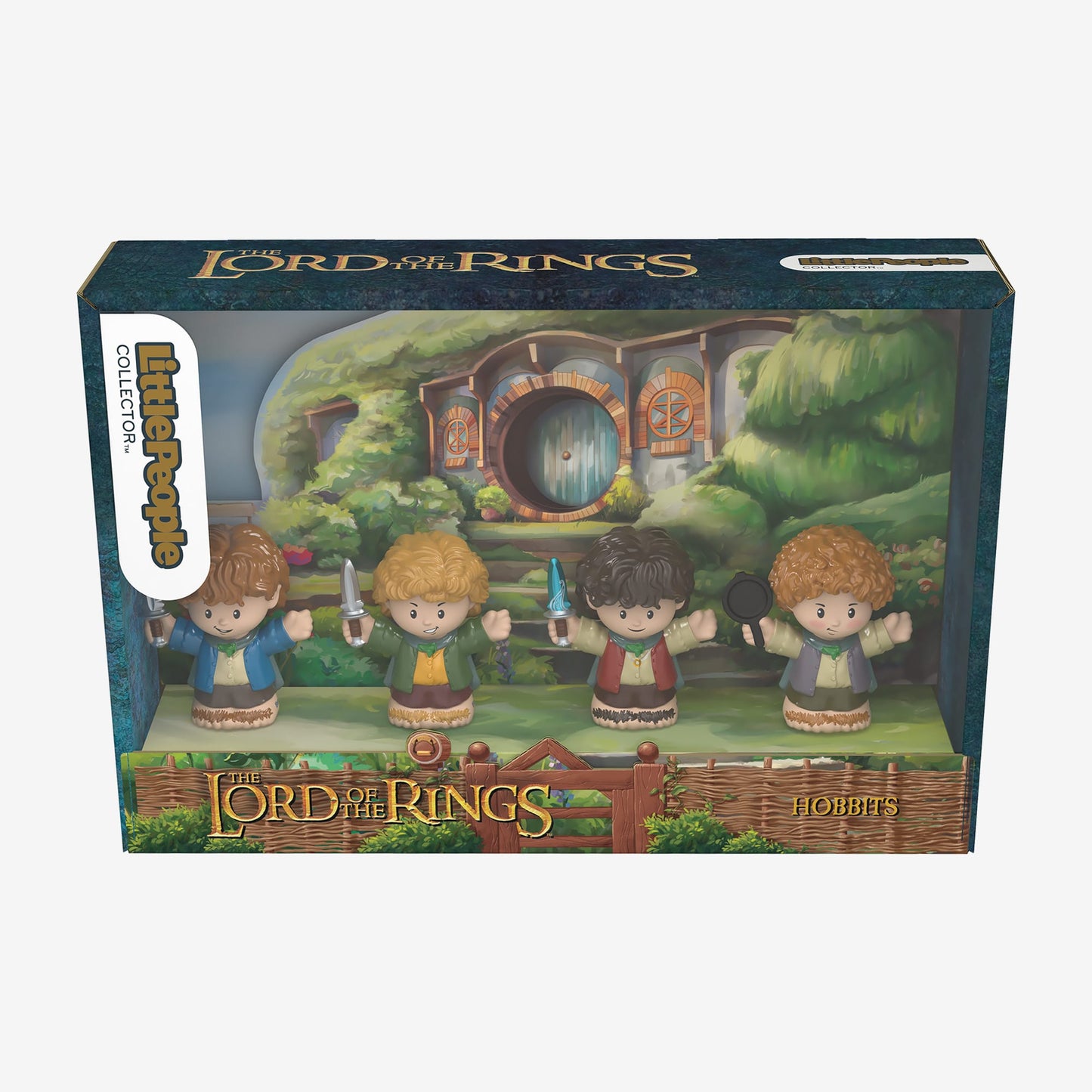 Little People Collector The Lord of the Rings: Hobbits Special Edition Figure Set - Bộ Mô Hình Nhân Vật Hobbit Sưu Tầm - Mattel HPW74 - Hình ảnh bổ sung 6