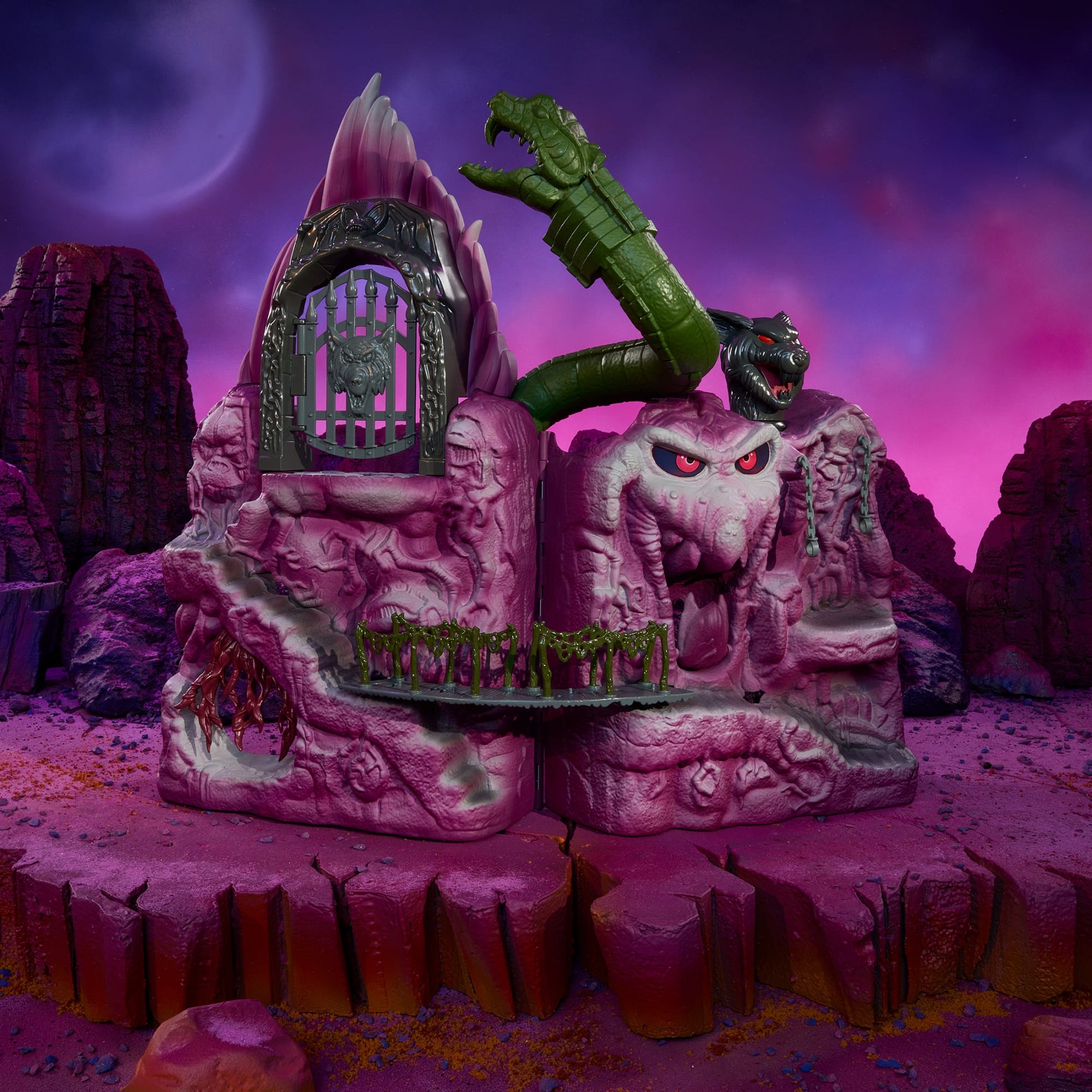 Masters of the Universe Origins Snake Mountain Playset - Bộ Đồ Chơi Lâu Đài Núi Rắn Mattel - Hình ảnh bổ sung 4