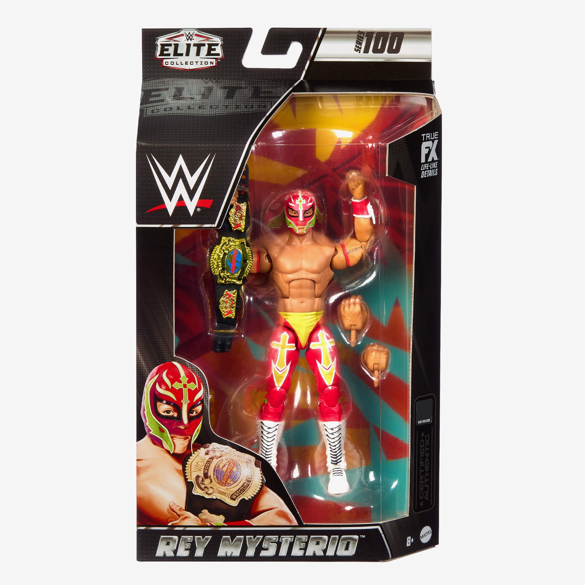 WWE Elite Collection Rey Mysterio Action Figure - Mô hình nhân vật WWE Elite - Mattel HKN82 - Hình ảnh bổ sung 6