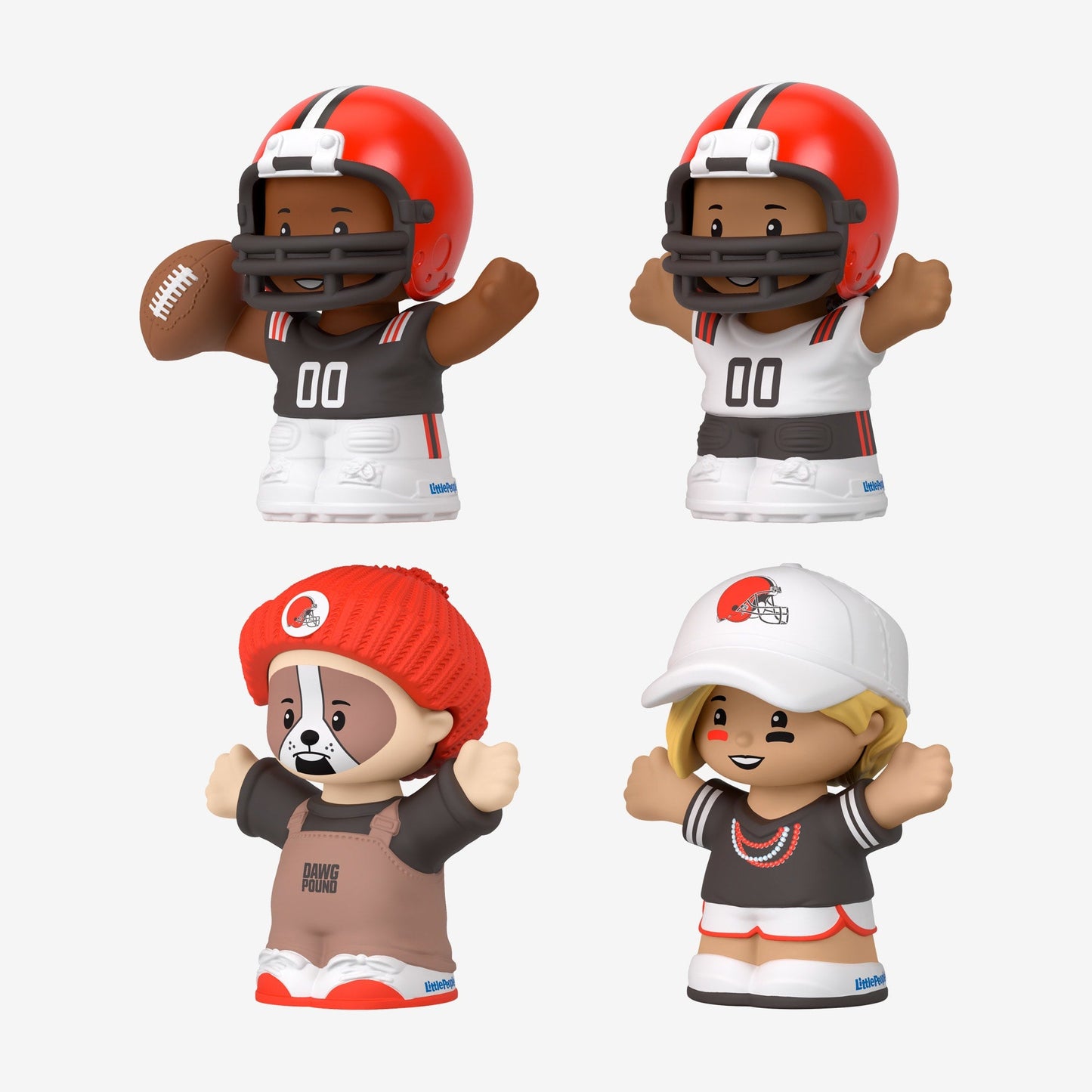 Little People Collector x NFL Cleveland Browns Set - Bộ Mô Hình Figure Sưu Tầm Mattel - Hình ảnh bổ sung 5