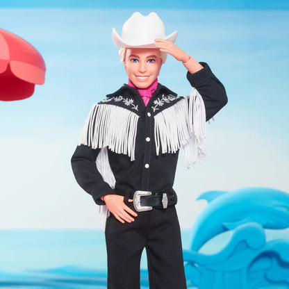Ken Doll in Black and White Western Outfit – Barbie The Movie - Búp Bê Ken Cao Bồi - Mattel Creations Mattel - ảnh 4 - Búp bê