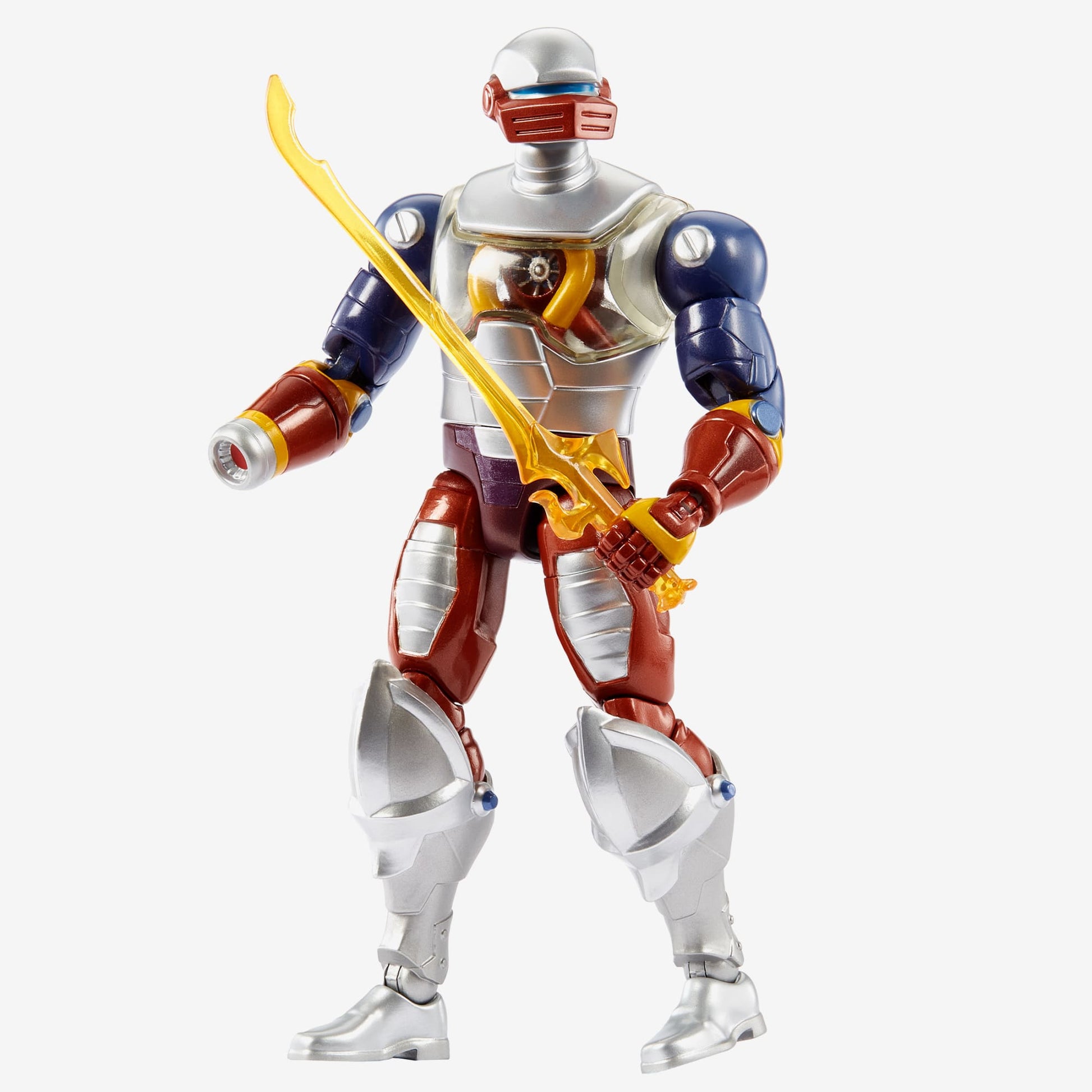 Masters of the Universe Masterverse Roboto Action Figure - Mô Hình Robot Chiến Binh 18cm - Mattel - Góc nhìn khác 3