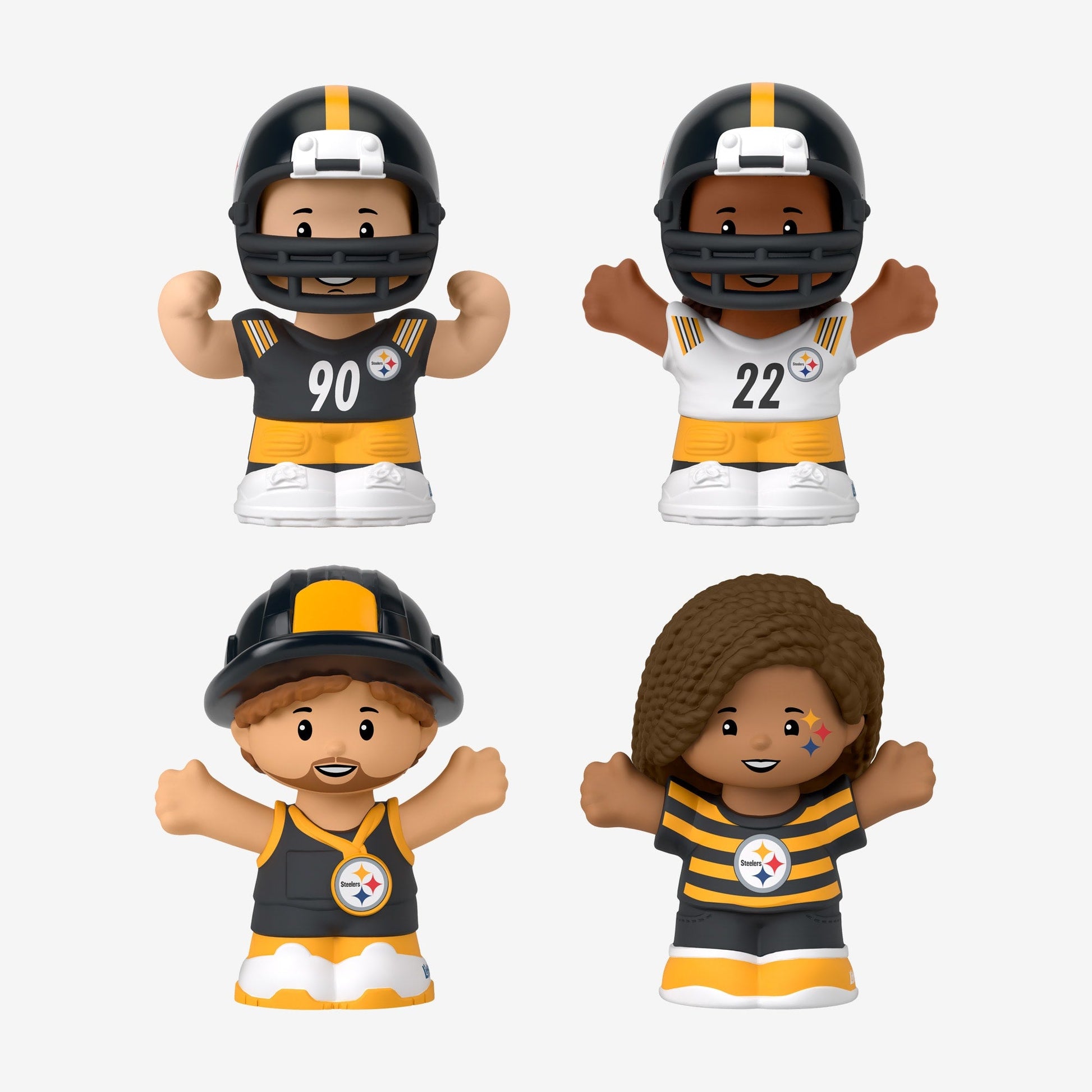 Little People Collector x NFL Pittsburgh Steelers Set - Bộ Mô Hình Sưu Tập NFL - Mattel Mattel - ảnh 4 - Figure Set