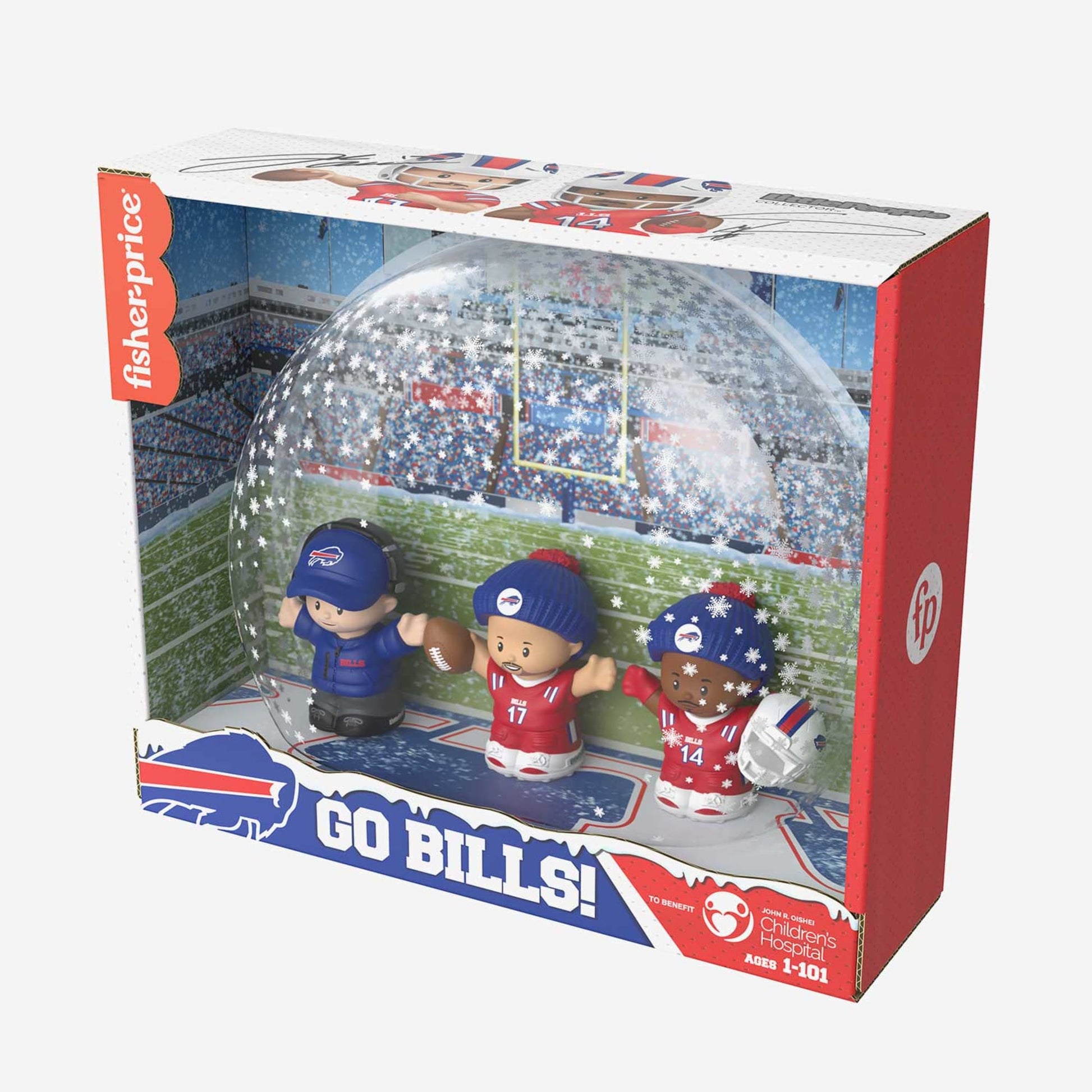 Fisher-Price Little People Go Bills Figure Set - Bộ Mô Hình Sưu Tầm NFL - Fisher-Price - Hình ảnh bổ sung 5