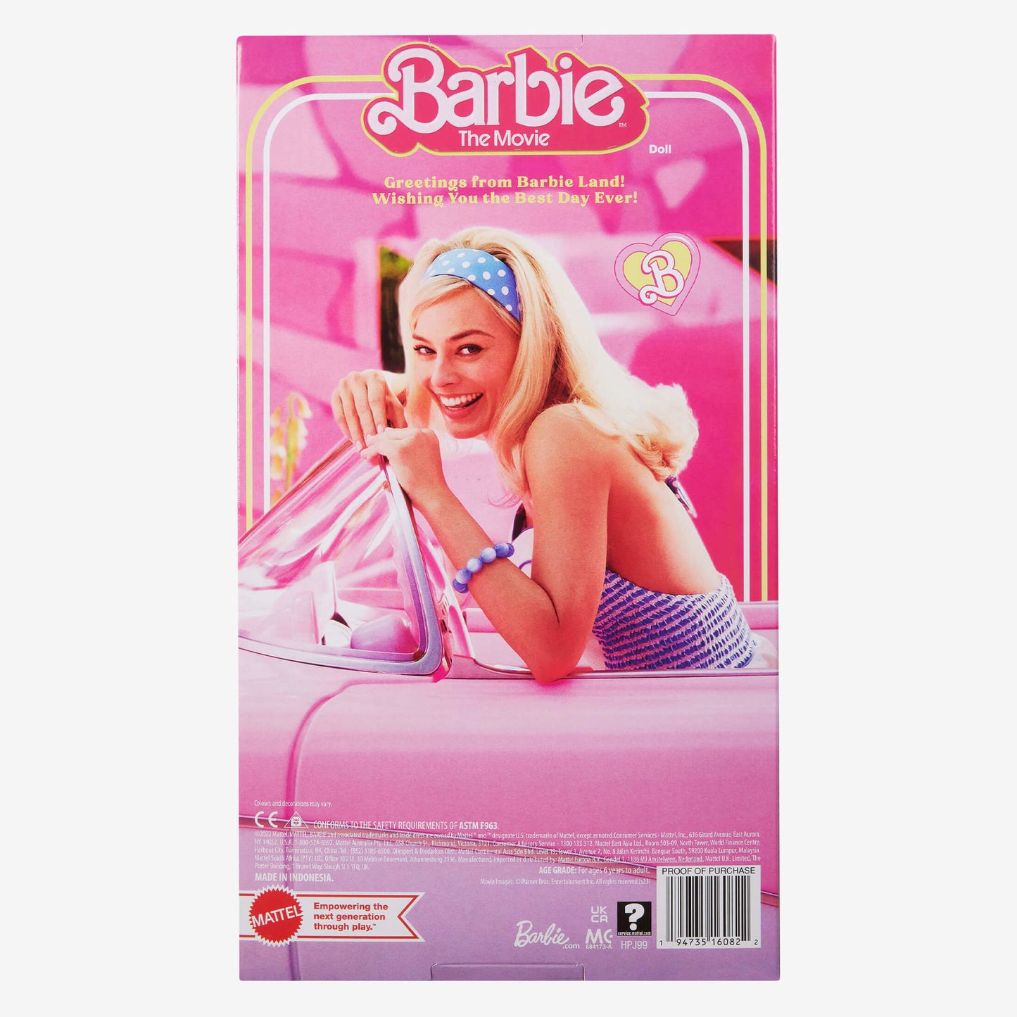 Barbie in Gold Disco Jumpsuit – Barbie The Movie - Búp bê sưu tầm cao cấp - Mattel
