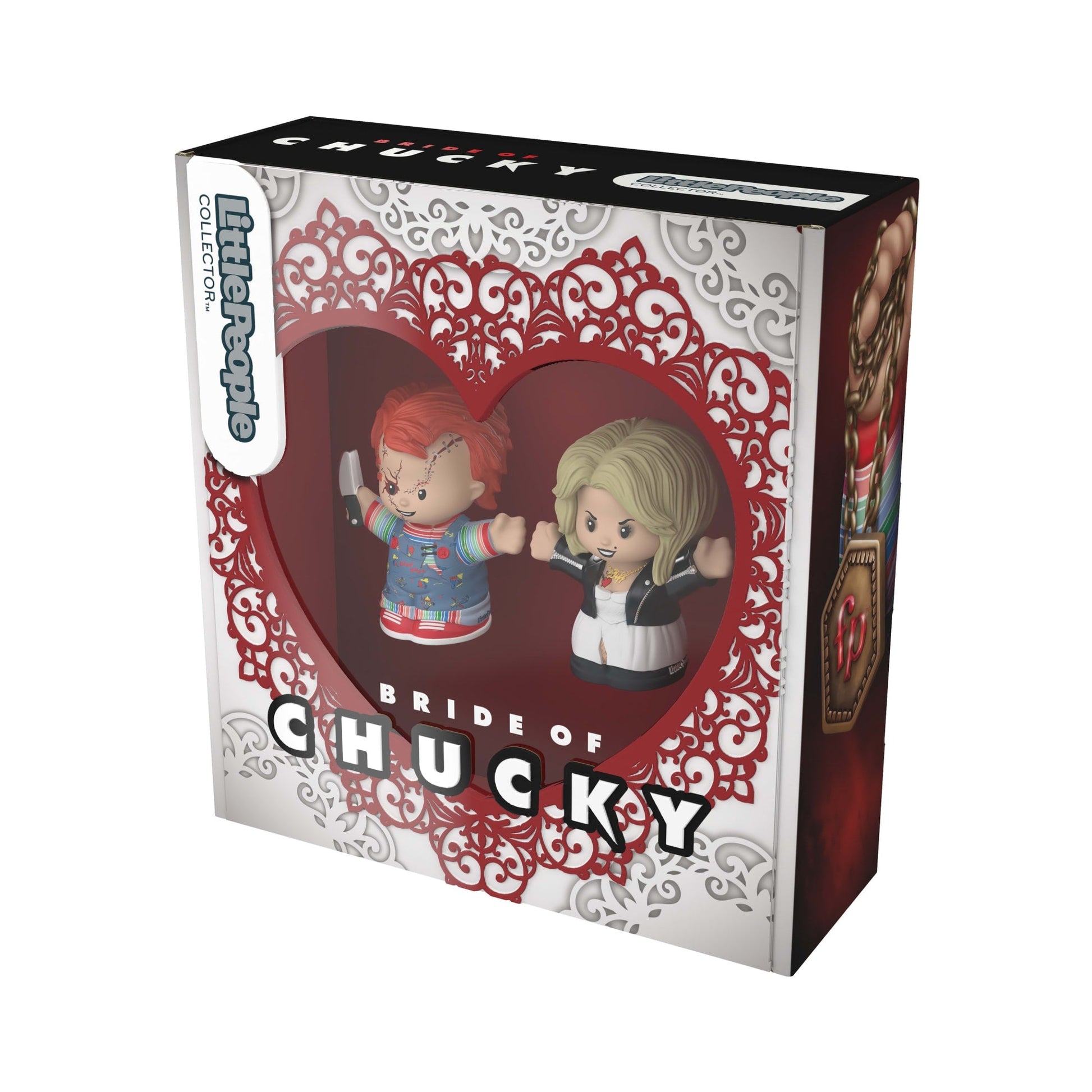 Little People Collector Bride of Chucky Movie Special Edition Set - Mô hình Figure Chucky & Tiffany - Mattel (HYM23) - Hình ảnh bổ sung 10