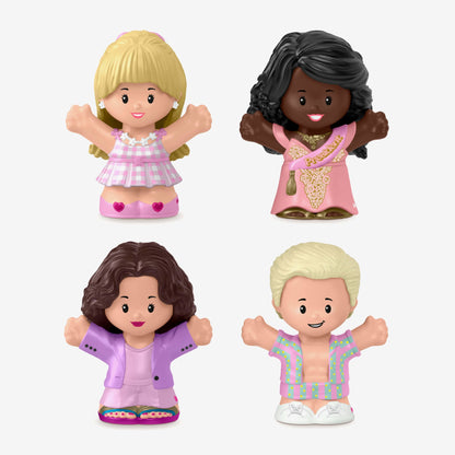 Little People Collector Barbie The Movie Special Edition Set - Bộ 4 Mô Hình Figure Sưu Tầm - Mattel HRK97 - Hình ảnh chi tiết 2