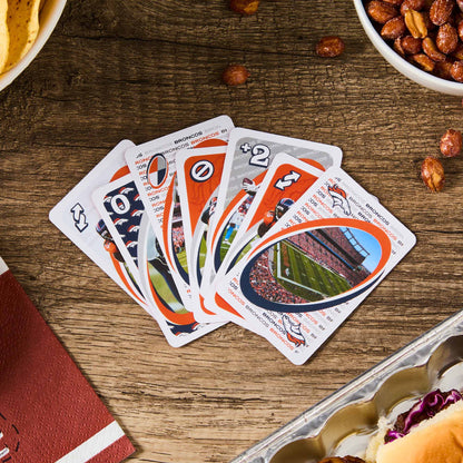 UNO Fandom NFL Denver Broncos Game Deck - Trò Chơi Thẻ Bài Bóng Bầu Dục - Mattel - Hình ảnh bổ sung 4