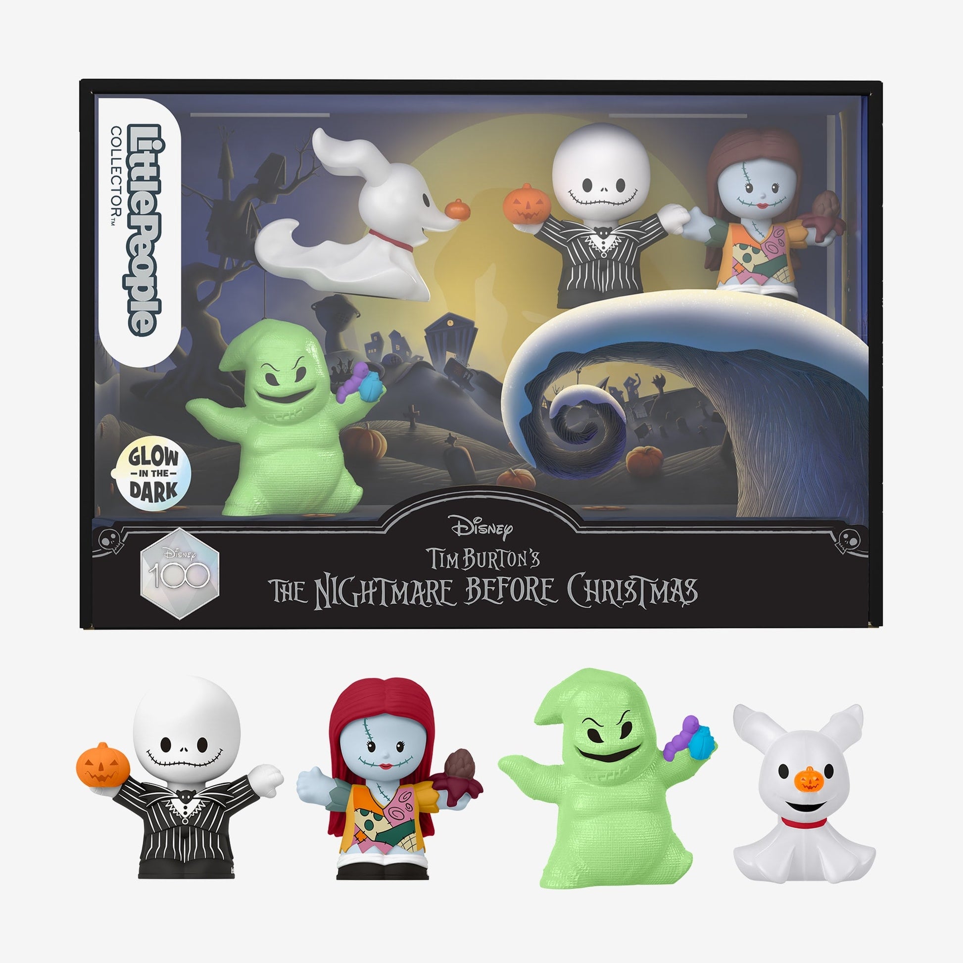 Little People Collector Disney Tim Burton’s The Nightmare Before Christmas Set - Bộ Figure Sưu Tầm - Mattel - Hình ảnh sản phẩm