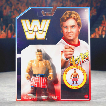 WWE Retro Figures Set Wave 1 - Bộ 4 Mô Hình Đấu Sĩ Huyền Thoại - Mattel Creations - Hình ảnh bổ sung 5