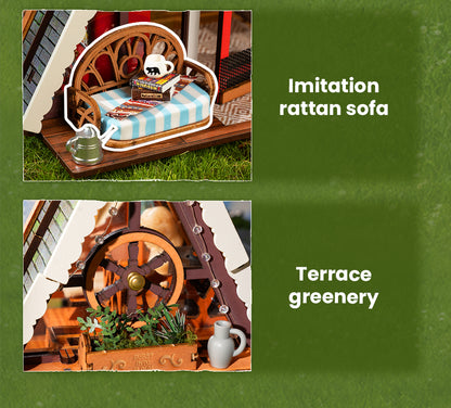 Rolife A-Frame Cabin DIY Miniature House DG181 - Nhà mô hình gỗ lắp ráp DIY - Rolife