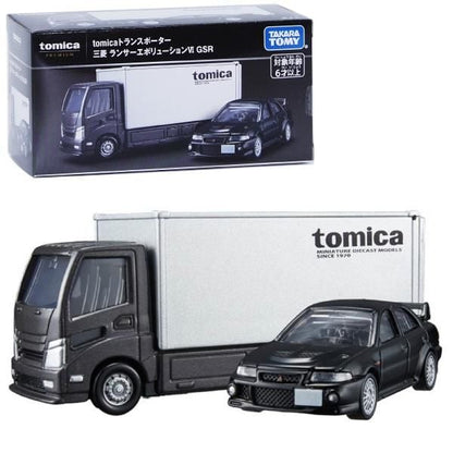 Tomica Premium Transporter Mitsubishi Lancer Evolution VI GSR