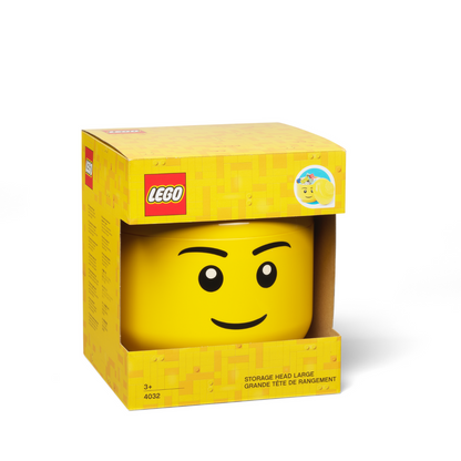 LEGO Storage Head Boy - Large - Hộp Đựng Đồ Chơi Đầu Minifigure Khổng Lồ - LEGO - Hình ảnh sản phẩm