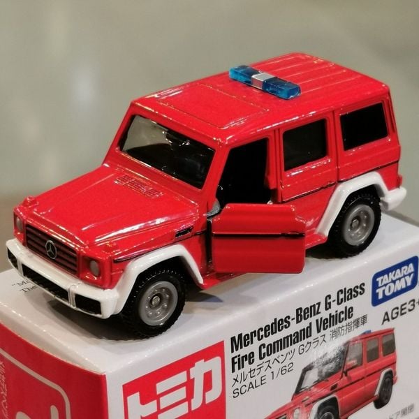 Tomica No. 63 Mercedes Benz G-Class Fire Command Vehicle