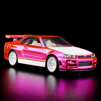 RLC Exclusive Pink Editions Nissan Skyline GT-R Mô Hình Xe Sắt Tỉ Lệ 1:64 Hot Wheels - Hình ảnh bổ sung 4