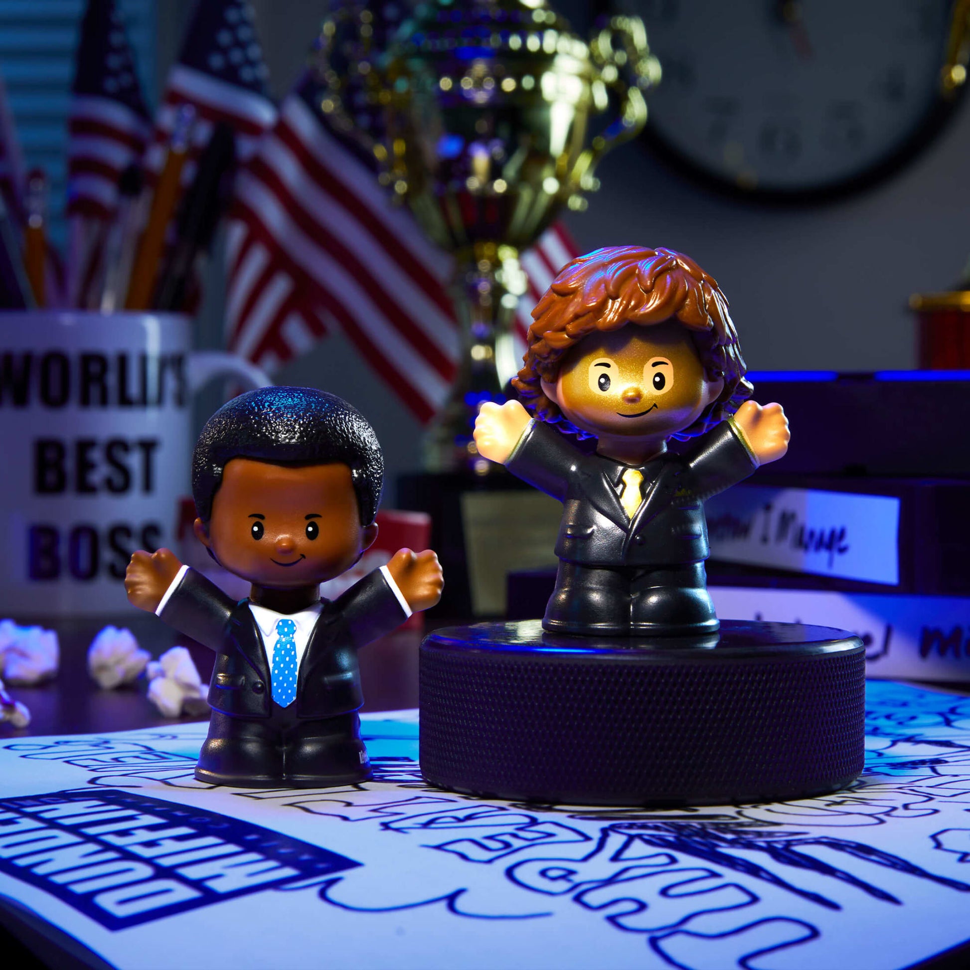 Little People Collector The Office Threat Level Midnight Set - Bộ Mô Hình Nhân Vật Sưu Tầm - Fisher-Price Fisher-Price - ảnh 
