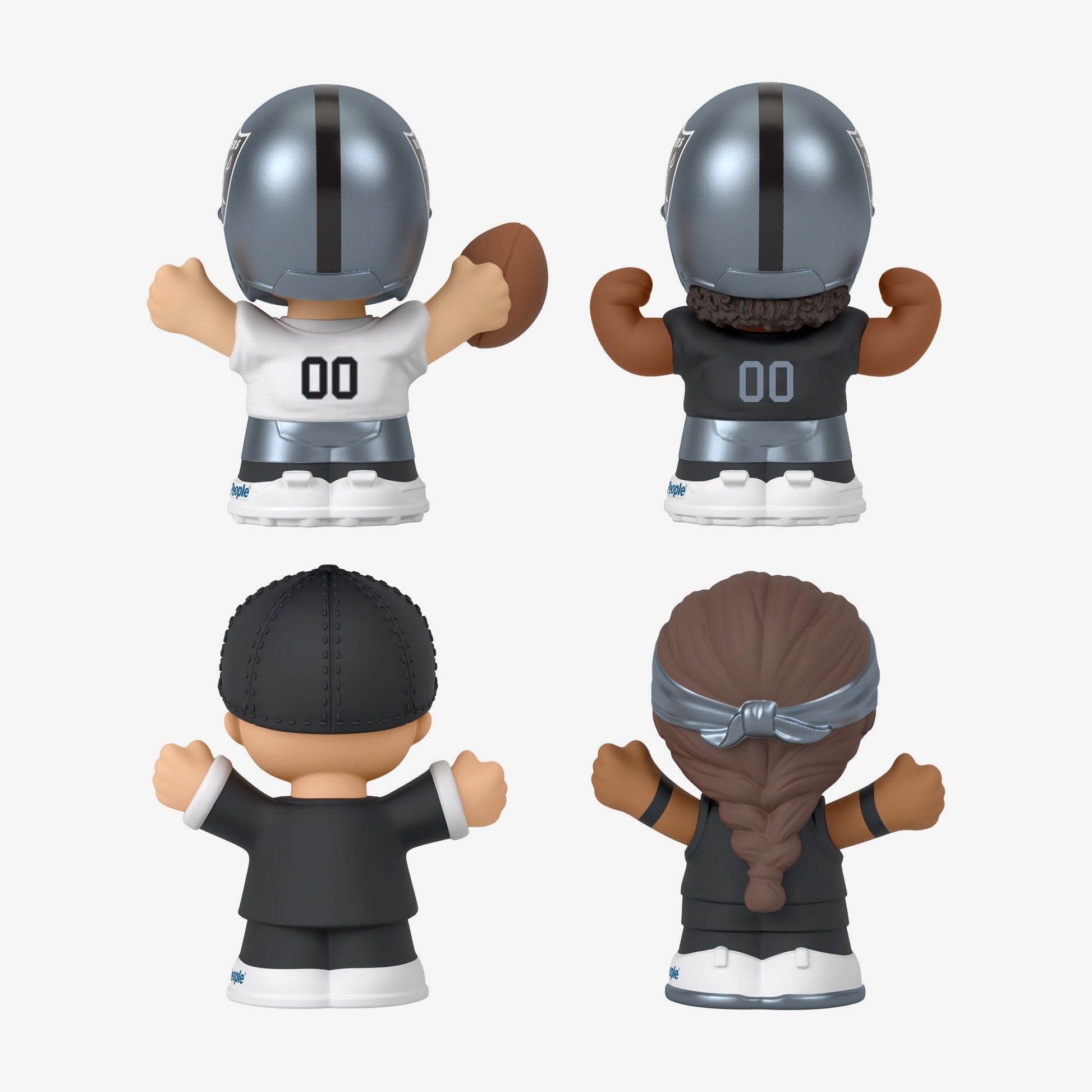 Little People Collector x NFL Las Vegas Raiders Set - Bộ Mô Hình Cầu Thủ & Cổ Động Viên NFL Mattel Fisher-Price - Hình ảnh bổ sung 7