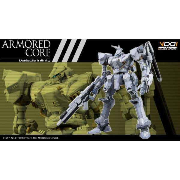 Aspina White Glint Armored Core 4 Ver Variable Infinity - Kotobukiya VI066X