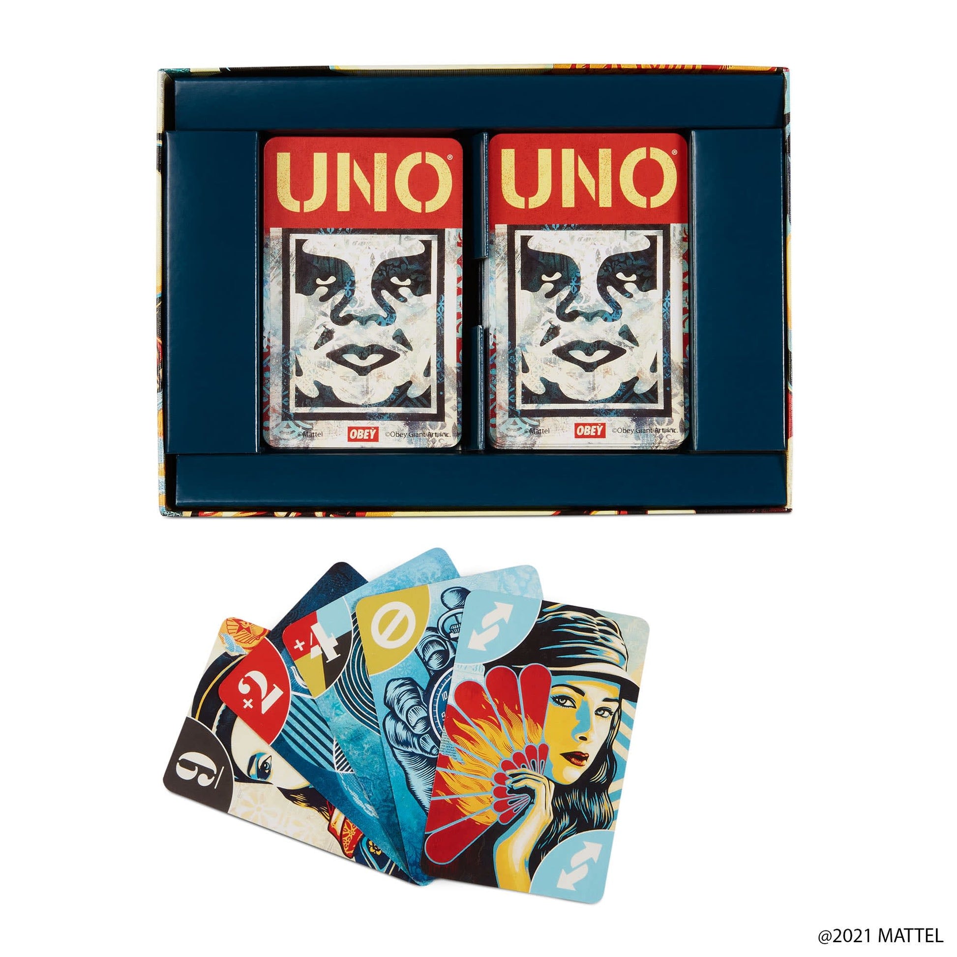 UNO Artiste Shepard Fairey - Bộ Bài Nghệ Thuật Phiên Bản Giới Hạn - Mattel Creations HGC02 - Hình ảnh bổ sung 5