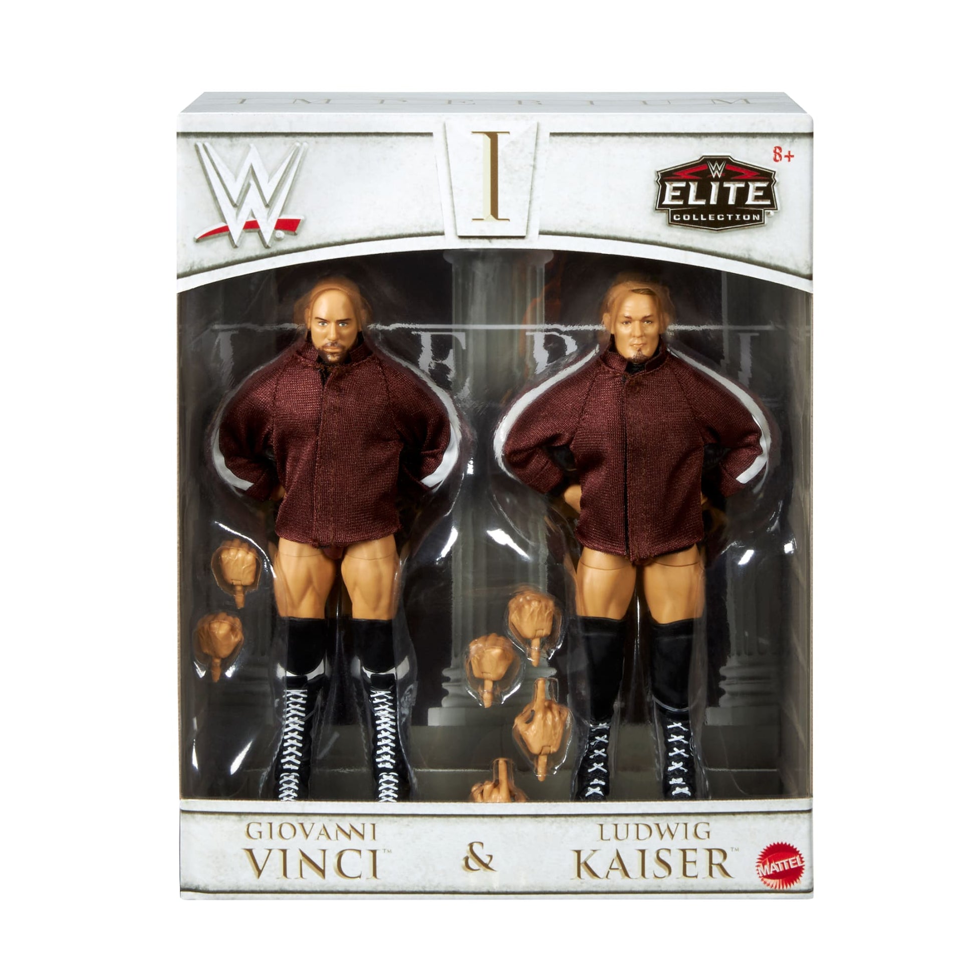 WWE Elite Collection Imperium: Giovanni Vinci & Ludwig Kaiser - Bộ 2 Mô Hình Action Figure Mattel - Hình ảnh bổ sung 7