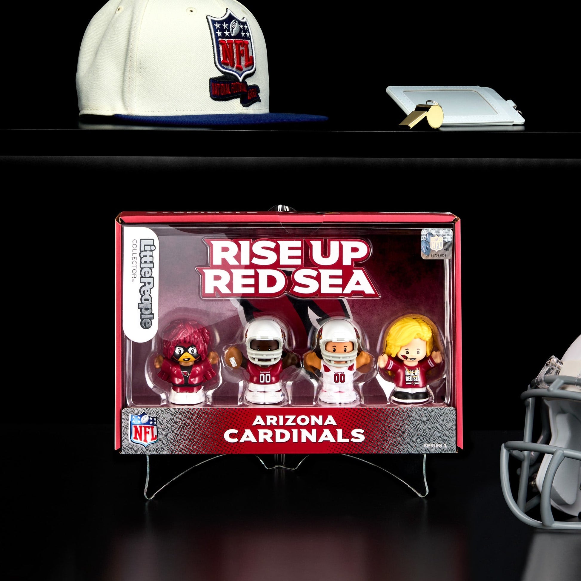 Little People Collector x NFL Arizona Cardinals Set - Bộ Mô Hình Nhân Vật Sưu Tập - Mattel - Hình ảnh sản phẩm