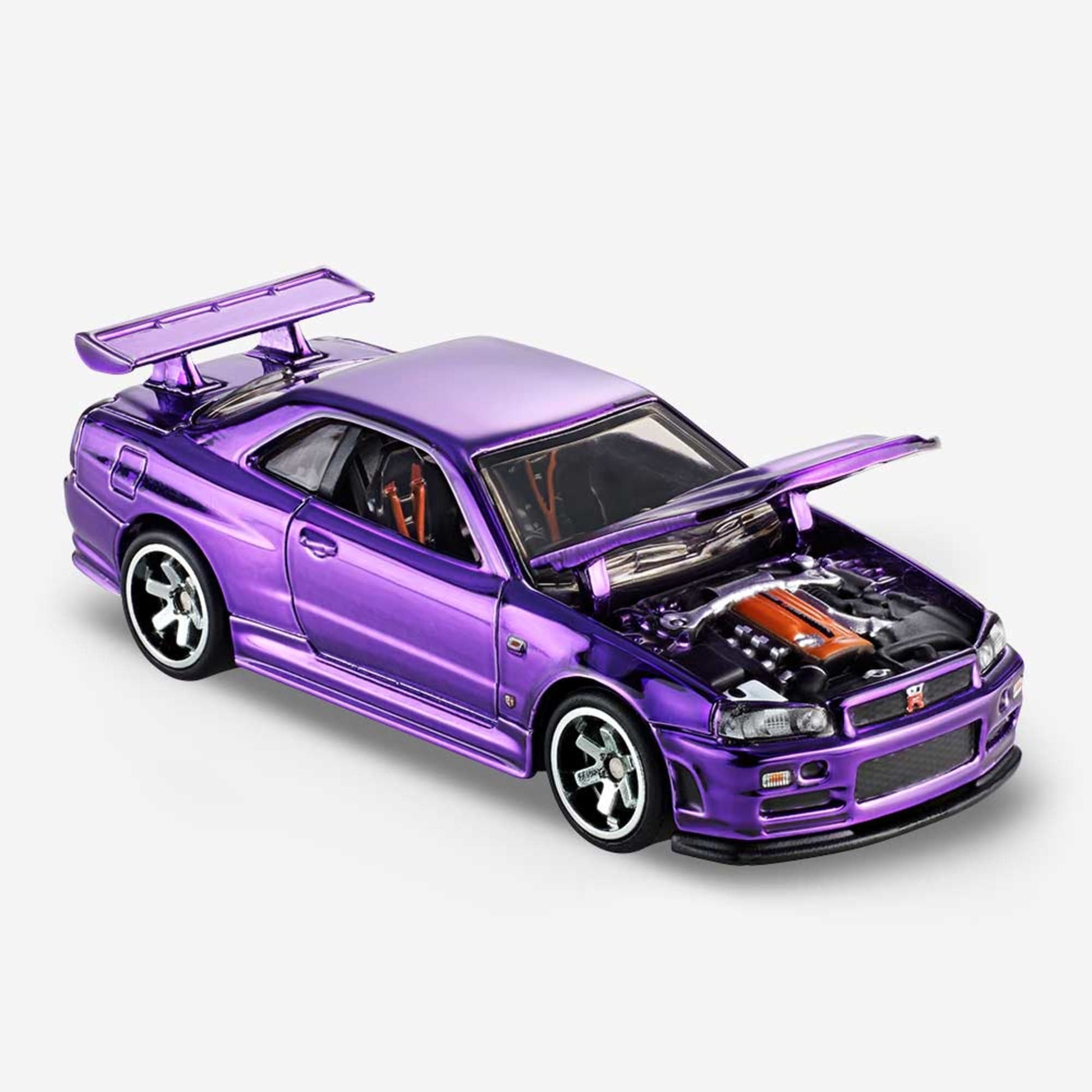 Nissan Skyline GT-R Mô Hình Siêu Xe Hot Wheels RLC Exclusive (BNR34) - Hình ảnh chi tiết 2