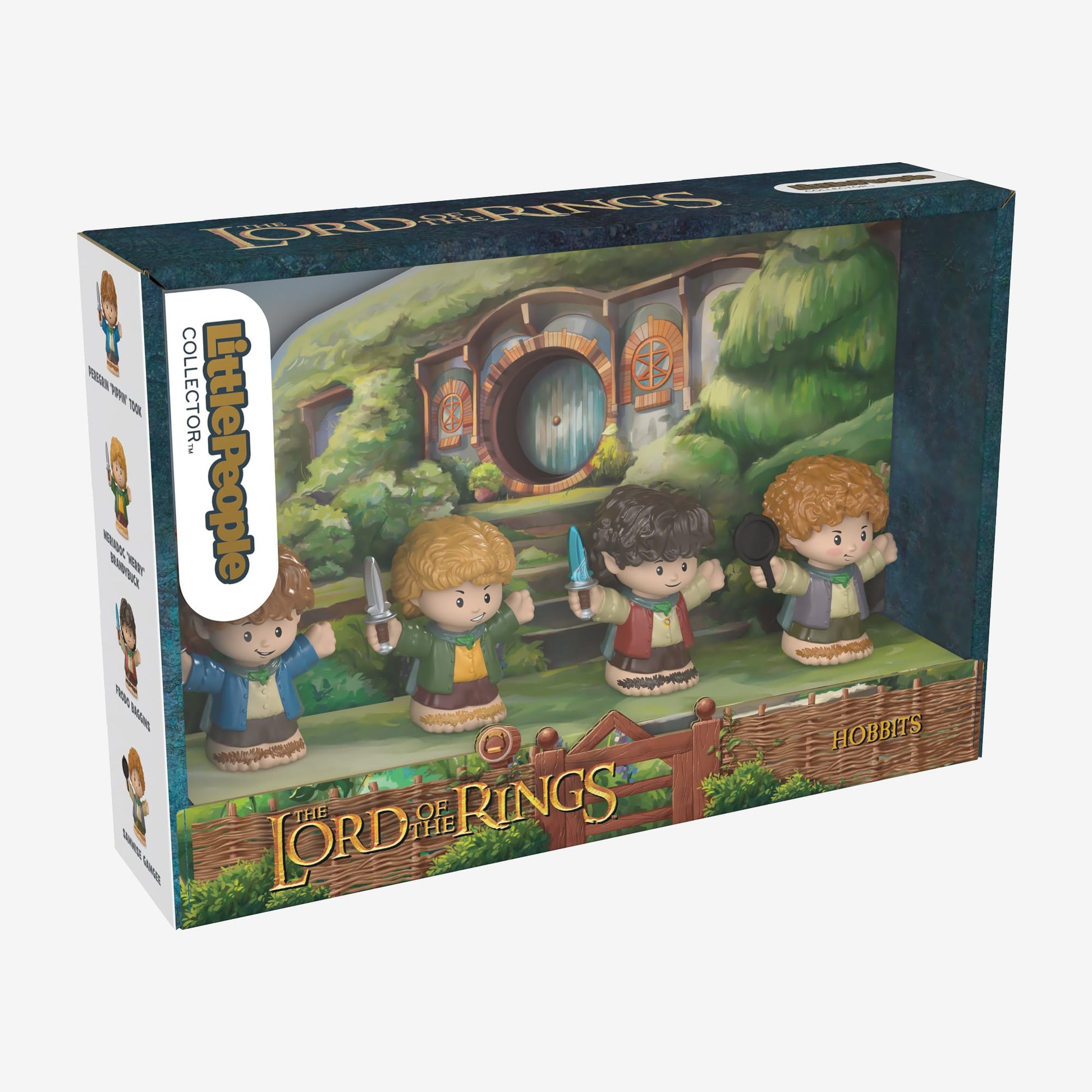 Little People Collector The Lord of the Rings: Hobbits Special Edition Figure Set - Bộ Mô Hình Nhân Vật Hobbit Sưu Tầm - Mattel HPW74 - Hình ảnh bổ sung 7