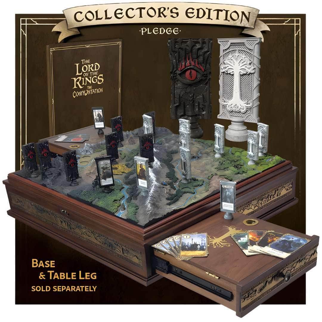 Lord of The Rings: The Confrontation Ultimate Collectors Edition Plus Base & Table Leg (Kickstarter Pre-Order Special)