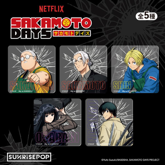 Sakamoto Days Coaster SUNRISEPOP SDAC059 - Lót ly acrylic (Giao ngẫu nhiên) - Chính hãng SUNRISEPOP